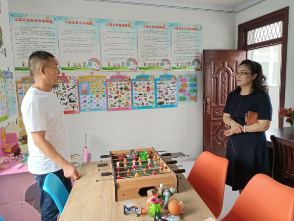 淮南市田家庵區婦聯(lián)實(shí)地調研農村婦女兒童陣地建設