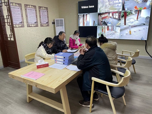 淮南市八公山區綜治中心赴八公山鎮檢查指導工作